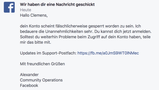 facebook richtig anmelden